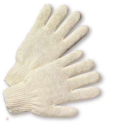 China Construction And Farm Work Safety Breathable White Cotton Knitted Gloves for sale