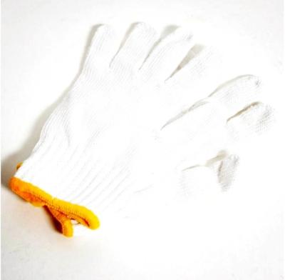 China Breathable discount best price white cotton work glove for sale