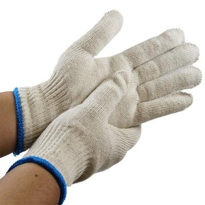 China Factory Supply Breathable 7G Laundered Cotton Work Gloves for sale