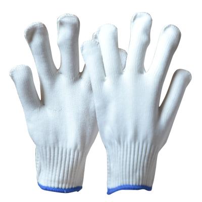 China Anti-Slip Work Protection Cotton Knitted Safety Work Gloves for sale