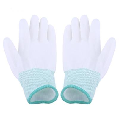 China Anti-Slip Cheap Anti-Static PU Coated Safety Work Gloves for sale