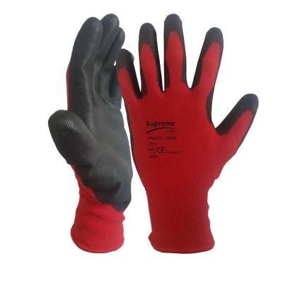 China Linyi Anti-Slip Factory Price PU Anti-Static Half Coated Gloves for sale