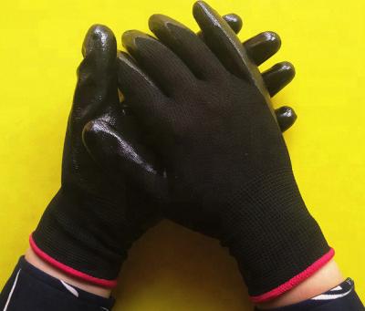 China Safety Antistatic Coated Hand Nitrile Protective Gloves for sale