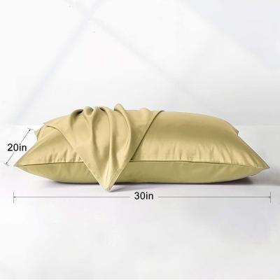 China Anti-Static Luxury Satin Silk Pillow Case Covers Zipper Sublimation Blank Pillowcase for sale