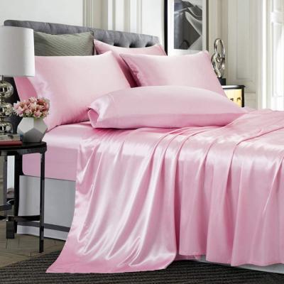 China Anti-Static Luxury Satin Silk Pillow Case Covers Zipper Sublimation Blank Pillowcase for sale