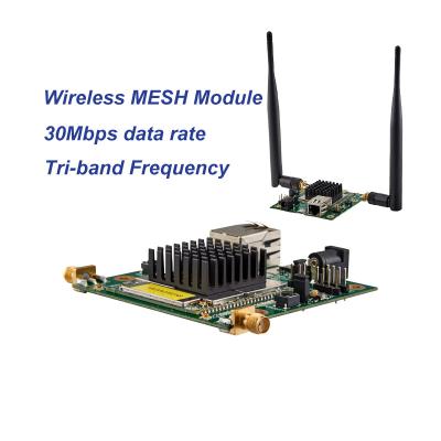 China 30Mbps IP MESH Module Wireless NLOS Video And TTL Data Radios for sale