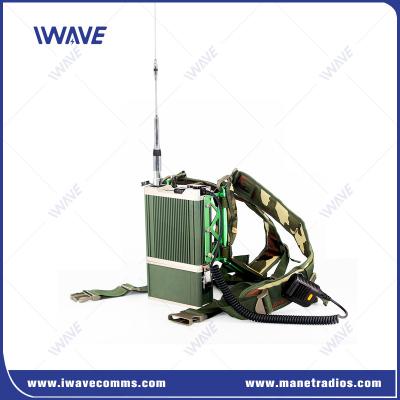 China Red ad-hoc Militar Manpack Radio Repetidor 136MHz-174MHz VHF Manpack Radio en venta