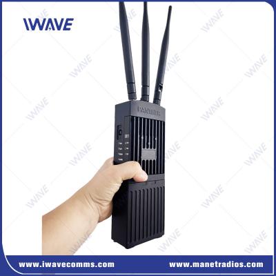 China 5W Tactical Handheld SDR MANET Mesh Transceiver Featuring 2Tx 2Rx RF Channels for sale