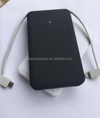 China Lightest and thinnest dockchargers: mobile power bank, portable power bank, power bank 5000mah DC-PB-01 for sale