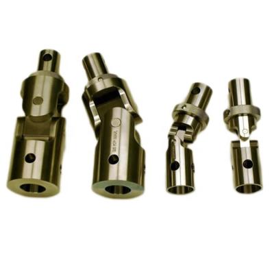 China Dongguan manufacturer customization hardened metal single or double stainless steel universal joint gimbal for sale