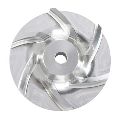 China Aluminum Dongguan manufacturer customization titanium Stainless Steel Compressor Turbo Water Pump Impeller for sale