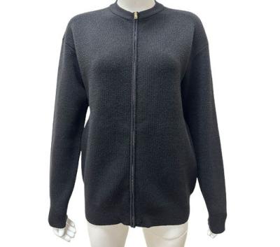 China Free Size Knitted Cotton Custom Breathable Round Neck Cardigan Sweaters For Women for sale