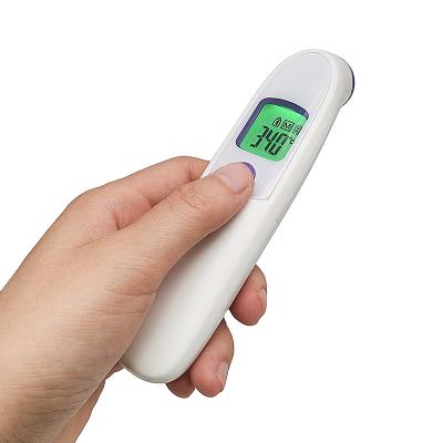 China Plastic CE Approved Digital Thermometer Non-contact Fever LCD Forehead Body Handheld Infrared Thermometer for sale