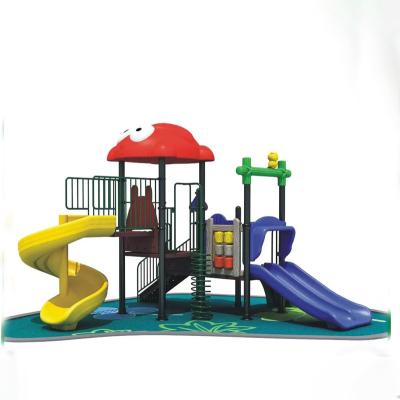 China Large Outdoor Commercial Amusement Park Equipment Easy Installation Kids Plastic Slide For Sale for sale