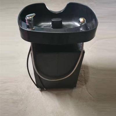 China Modern Plastic Salon Shampoo Bed Basin Barber Shaver Chair Hair Seat Seat Type Wash Down Shampoo Basin Simple And Convenient for sale