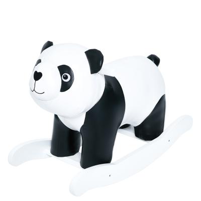 China Panda Toys Rocking Horse High Stuffed Plywood Stuffed Animals Children Quality Wooden Leather Animals 2-4 Years 5-7 Years CE Month 0-24 for sale