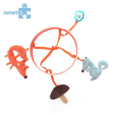 China Custom Reborn Toy Chinese Factory Wholesale Lovely Cartoon Music Mobile Baby Hanging Toys Jingle Bell Baby - Doll Stroller Toy for sale