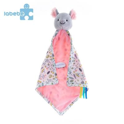 China PORTABLE Custom Fashionable Cotton Plush Rabbit Soft Animal Baby Toy Comforter for sale