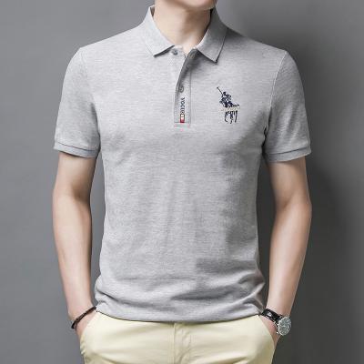 China 100% Anti-Wrinkle Quality Cotton Men's Golf Polo Shirt Blank T-shirts Embroidered Logo Plain Short Sleeve Casual for sale