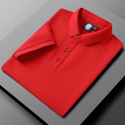 China Business 100% Logo Plain Short Sleeve Casual Embroidered Anti-wrinkle Waist Quality Cotton Men's Golf Polo Shirt Blank T-shirts for sale