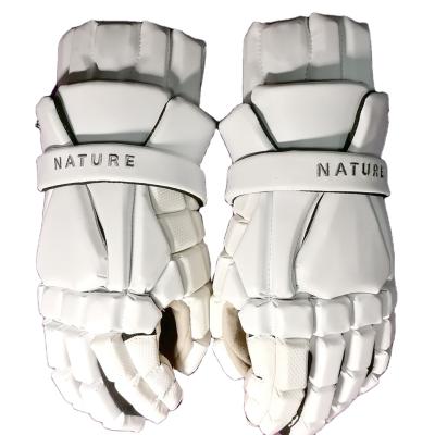 China Custom Lacrosse Game Lacrosse Gloves Top Ranking XS/S/M/L For Men's Binding, Midfield, Defense for sale