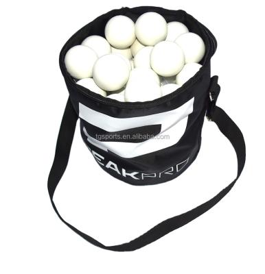 China Custom Lacrosse Equipment Lacrosse Bag Ball Bucket Bags Delay 60 Ball Black for sale