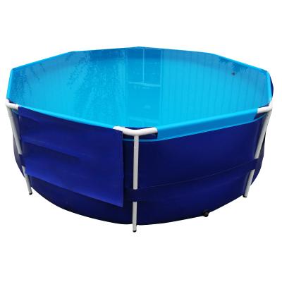 China PVC Customized Outside Round Swimming Pool Outdoor Swimming Pool Ground for sale