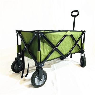 China 600D Oxford Cloth Garden Folding Carry Cart Foldable Camping Folding Wagon With Canopy Folding Camping Cart Outdoor Horse Cart Cart for sale