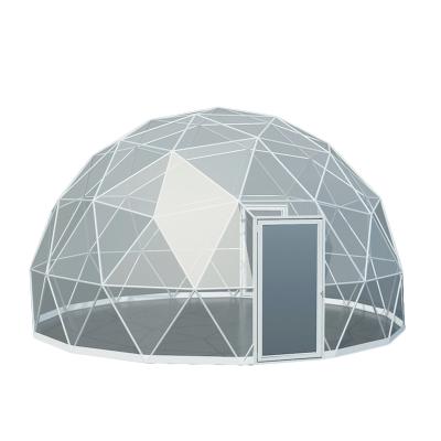 China Straight Tying Type Best Selling Geodesic Outdoor Igloo Canvas Fabric PVC Dome Tent Inflatable Dome Tents For Events for sale