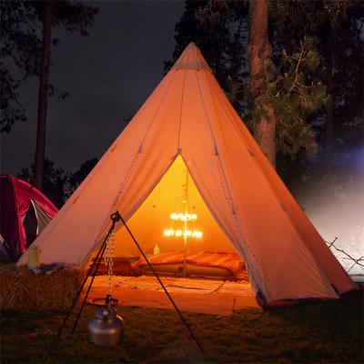 China Straight Tying Type Large Tent Luxury Mongolian Outdoor Child Yurt Shelter Glamping Teepee Tent for sale