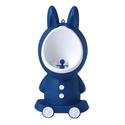 China Eco-Friendly Plastic Baby Potty Training Standing Cute Rabbit Urinal Train Baby Boys Training for sale