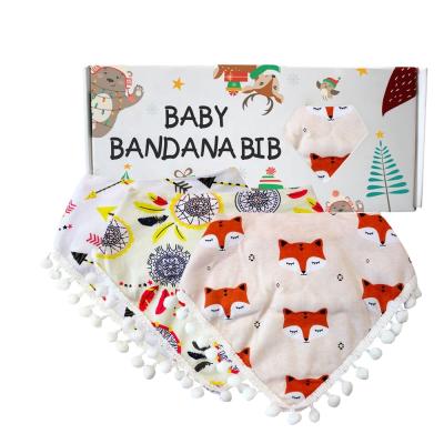 China Antibacterial Kids Drool Bib Baby Bandana Baby Bibs Feeding Soft Cotton High Quality Cotton Baby Bibs for sale