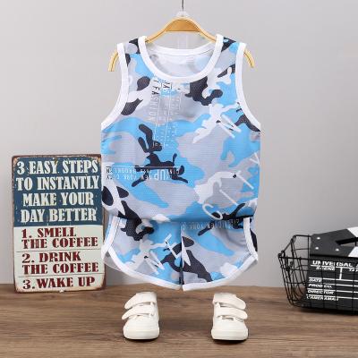 China High Quality Chinese Style Summer 0 - 6 Year Cotton Pajamas For Kids Boy And Girl Homewear Suits Children Clothing Sets for sale