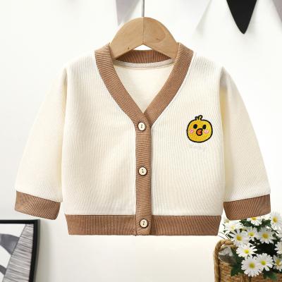 China Fashion Anti-shrink Winter Baby Warm Coat Certified Organic Cotton Knitted Baby Sweater Clothes for sale