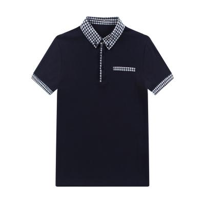 China Breathable Short Sleeve Mens 100% Polyester Polo T-Shirt With Logo for sale