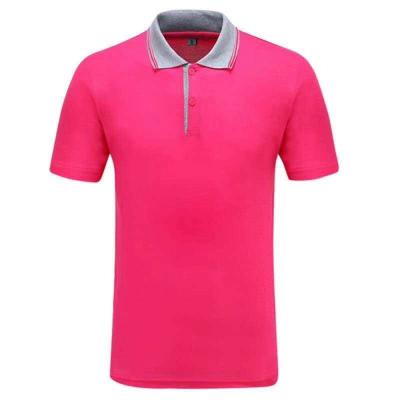 China Custom Anti-pilling Collar Logo Men's Polo T-Shirt for sale