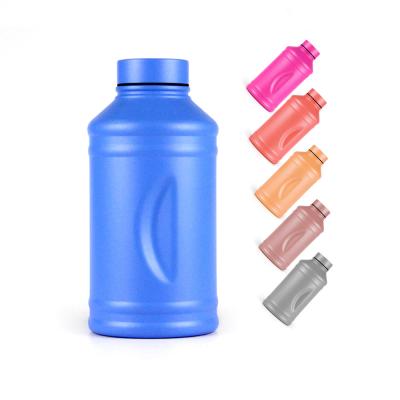 China New Design 2.2L Stainless Steel Fashionable Double Moon Sports Jug Insulated Water Bottle Patented Custom Logo for sale