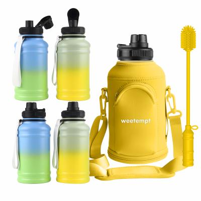 China Wholesale 1.3L Double Wall Stainless Steel Gym PORTABLE Insulated Water Bottles With Custom Logo for sale