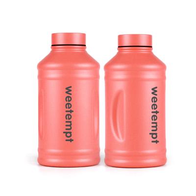 China New Arrival 2.2L Sustainable Stainless Still Water Bottle With Nice Handle Design Water Bottle for sale