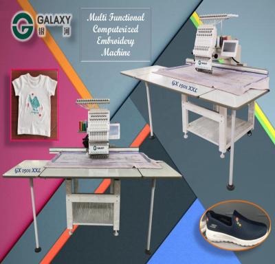 China CAP GALAXY 12/15 HIGH SPEED SINGLE HEAD AREA EMBROIDERY MACHINE GREAT FOR LADIES DRESS NECK WORK for sale