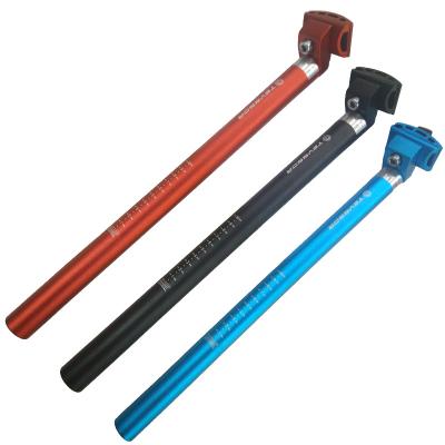 China Travel Bike Seatpost 100MM Adjustable Angle 400MM MTB Dropper Saddle Internal And External Routing Height Seat Post for sale