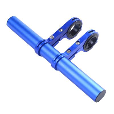 China 20cm Mountain Bikes Aluminum Alloy Bicycle Handlebar Supplement Mountain Bike Front Light Bracket Lamp Flashlight Accessories for sale