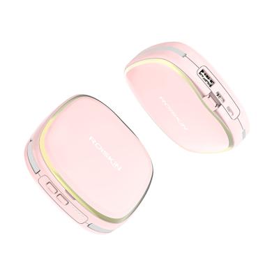 China Wholesale Fashion Support Fast Charging Mini Power Bank Electronics for Makeup Mirror with 5000mAh Power Bank 3 in 1 Ignition Type-C and Micro USB for sale