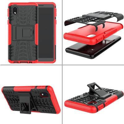 China 2021 Anti-drop Hybrid Armor Case For Samsung A01 Guangzhou Core Phone Case 2 In 1 Case For Samsung A01 Core for sale