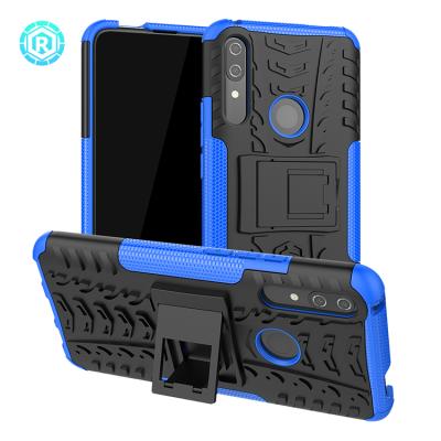 China 2 in 1 & Hybrid For Huawei Y9 2019 Case TPU Shockproof Kickstand Prime PC Shine Case For Huawei Y9 2019 Prime Cover for sale