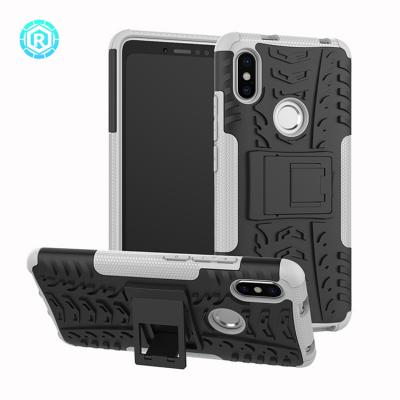 China Dustproof& Shockproof Shine TPU Hybrid PC Kickstand Shockproof Case For Xiaomi Redmi S2 for sale