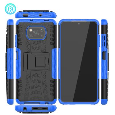 China Kickstand Phone Case Xiaomi Case For Xiaomi Poco X3 Kickstand OEM ODM Shockproof Custom Case for sale