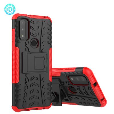 China 2021 New Shockproof PC TPU Trending Anti-fall 2 IN 1 Case For Moto Mobile Phone Accessories For Motorola G Pure for sale