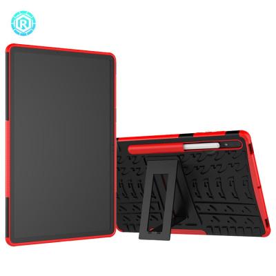 China Trend Foldable New Product Heavy Duty Kickstand Cover Case For Samsung Tab S7 Lite Tablet Case With Shoulder Strap for sale