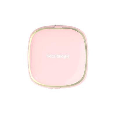 China Beauty Gifts Fast Support Charging Portable Mini for Makeup Mirror with 5000mah Power Bank 3 in1 LED Lighting Micro USB and Type-C Output for sale